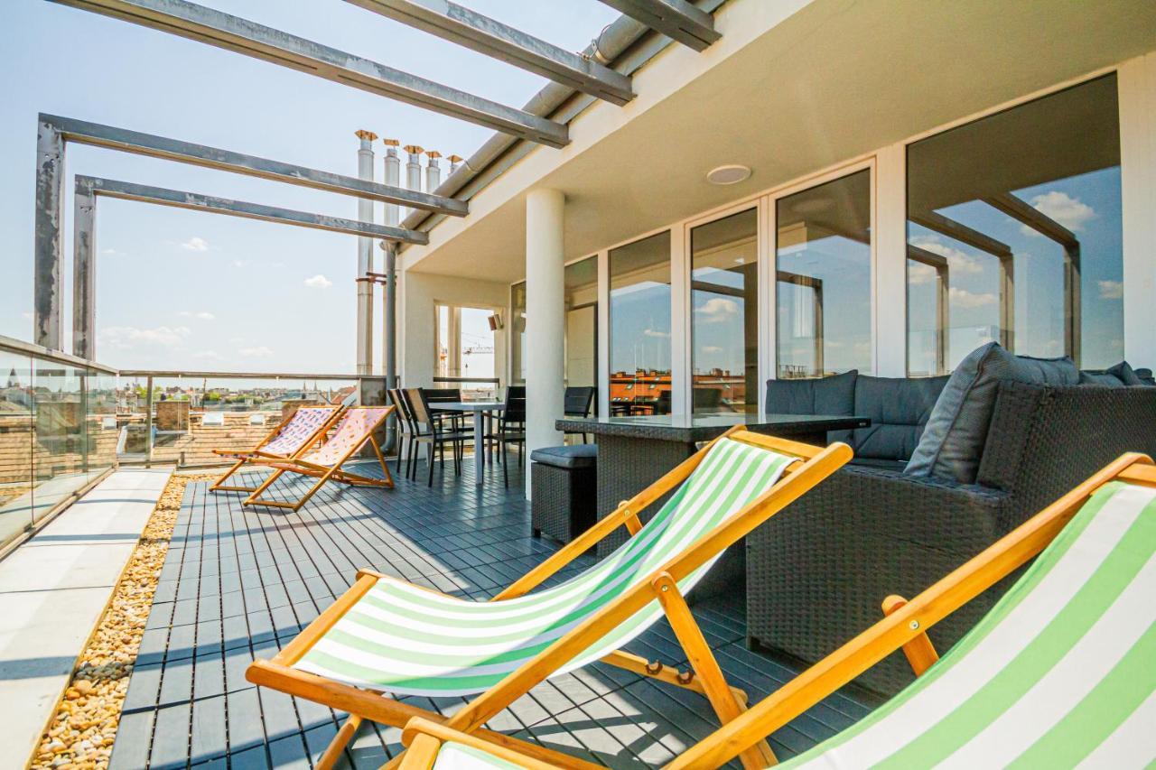 Luxury Apartment With Balcony In Downtown 부다페스트 외부 사진