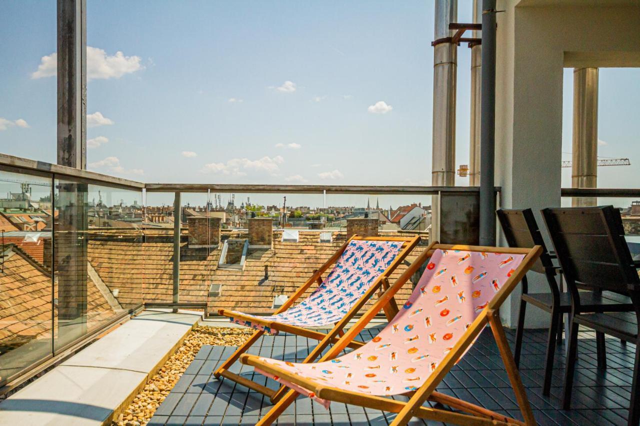 Luxury Apartment With Balcony In Downtown 부다페스트 외부 사진