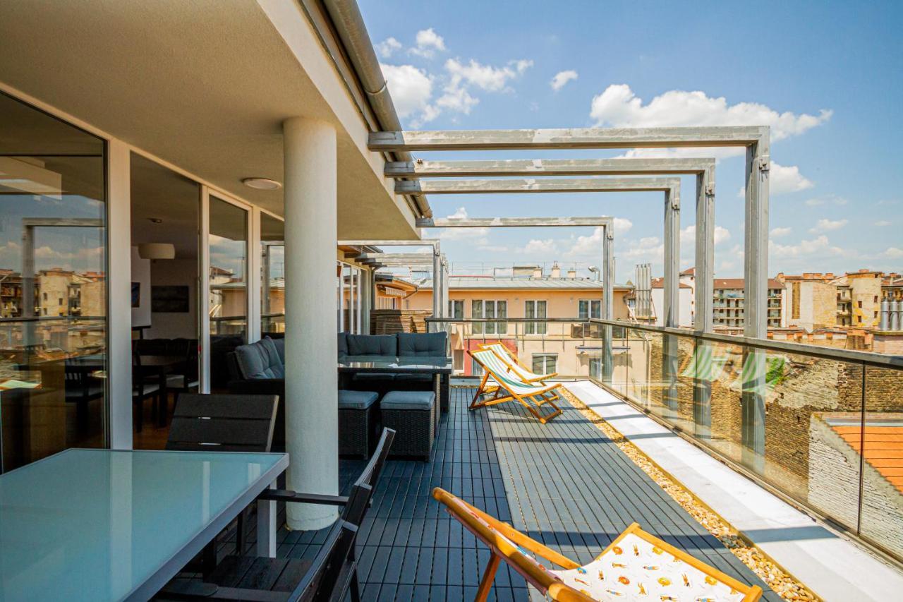 Luxury Apartment With Balcony In Downtown 부다페스트 외부 사진